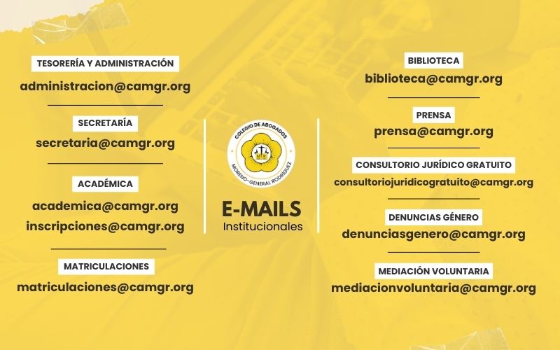 E-mails Institucionales