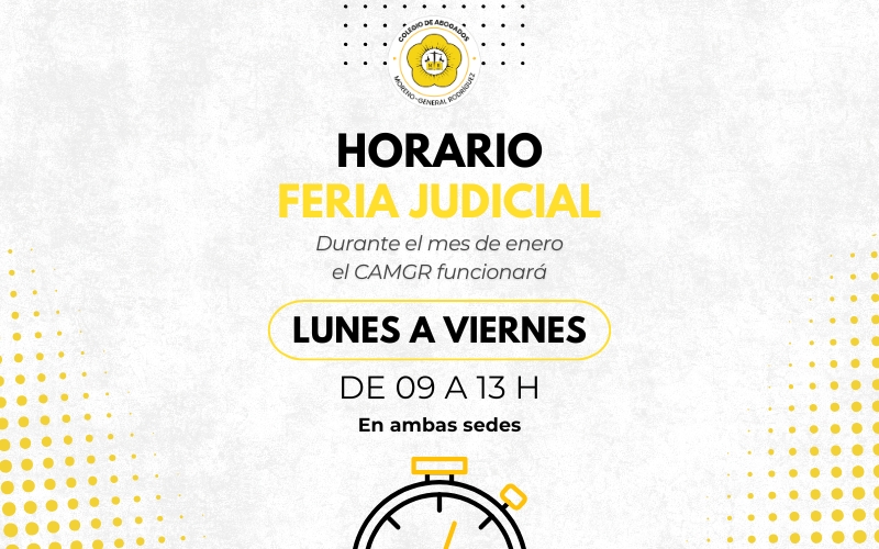 Horario Feria Judicial